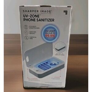 SHARPER IMAGE UV Clean Zone Phone Sanitizer Charger Portable Kills 99.9% Germs